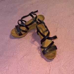 Elegant Black Strappy Sandals